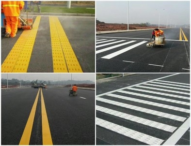 南阳南阳道路划线，热熔标线